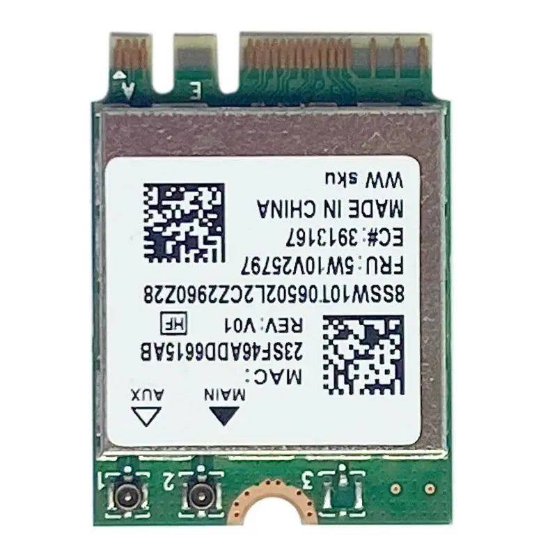 WiFi 6 RTL8852AE NGFF Wireless Card BT5.2 for Lenovo Laptops