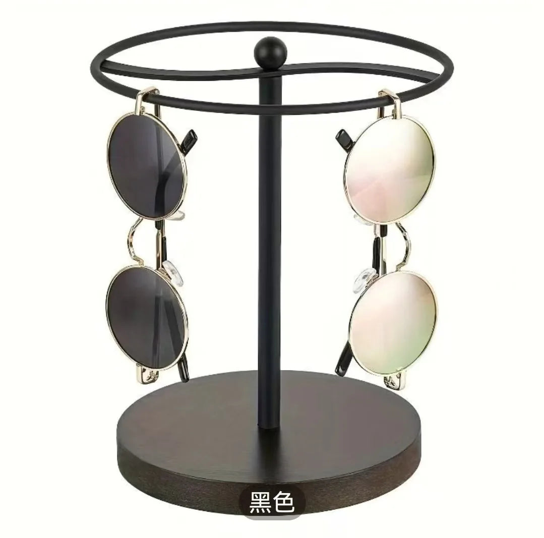 360° Rotating Sunglasses Organizer Stand | Desktop Eyewear Rack