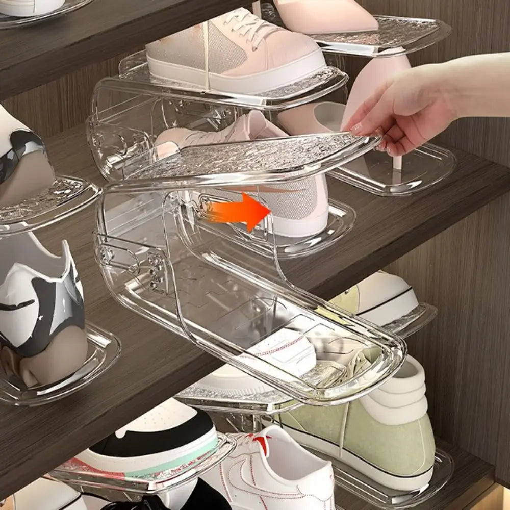 Double Layer Shoe Rack – Space-Saving Adjustable Organizer