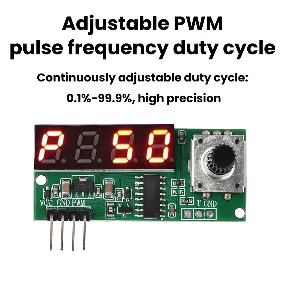PWM Pulse Signal Generator 10Hz–150kHz | Adjustable Duty Cycle