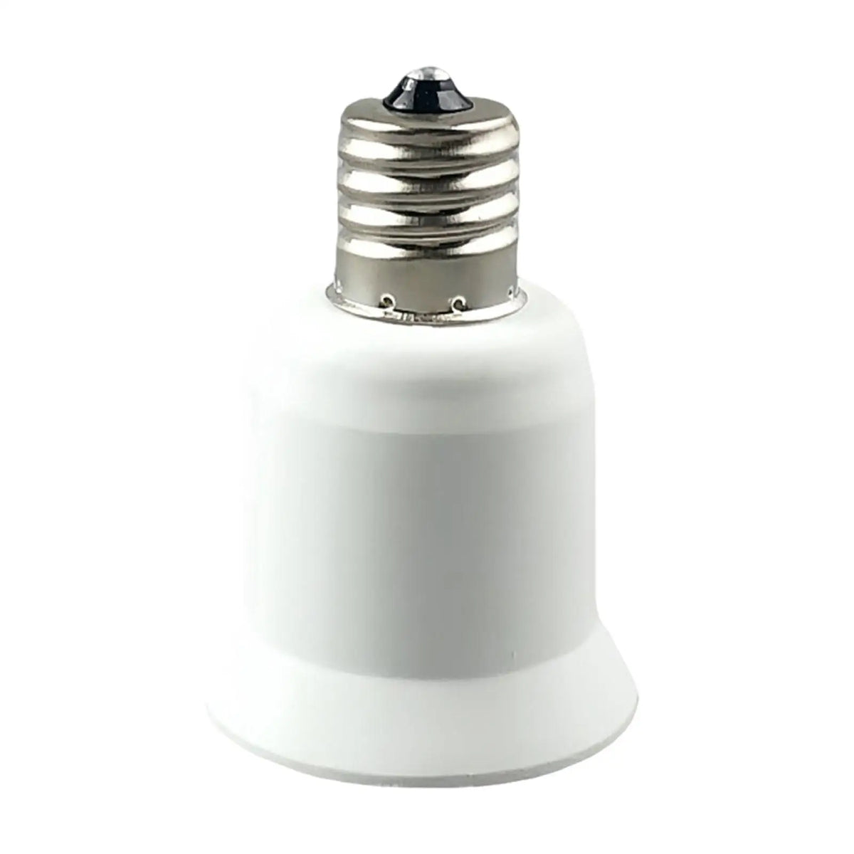 E17 to E27 Metal Bulb Socket Adapter 3-Pack | Lamp Base Converter