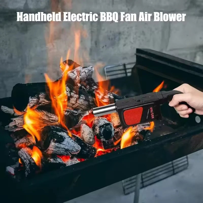 Portable Electric BBQ Blower Fan – Charcoal Fire Starter
