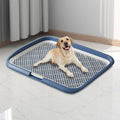 Dog Potty Training Tray Anti-Slip with Column | Puppy Pad Holder