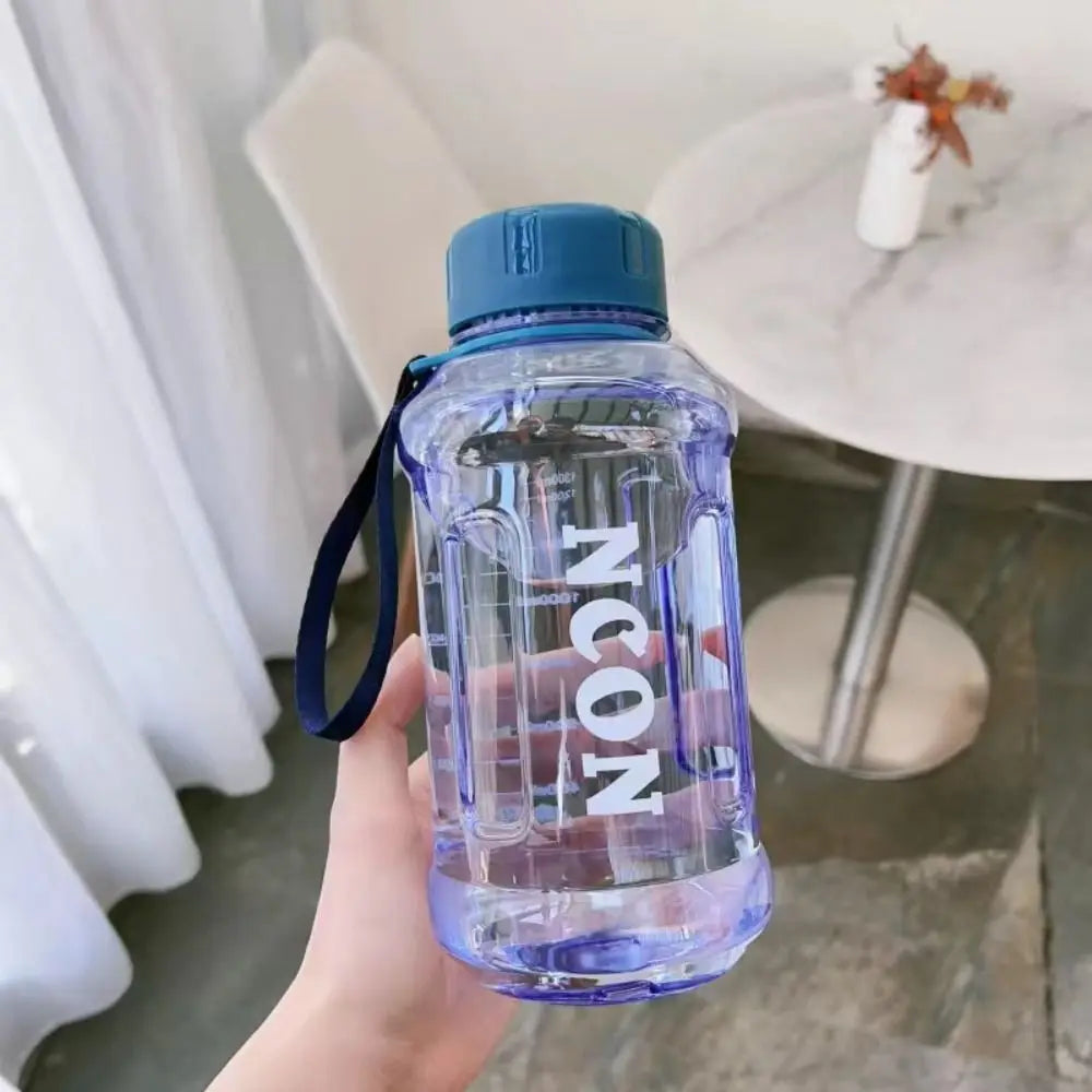 Large Clear Sports Water Bottle 850/1100/1300ml – Leakproof