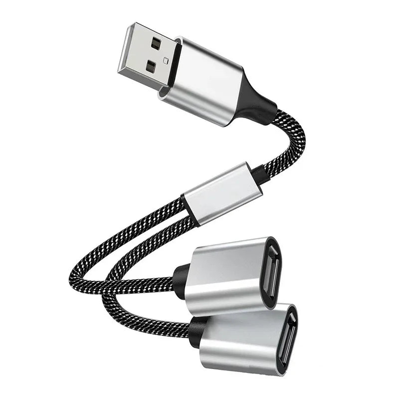 USB Hub Splitter 2/3/4 Port USB 2.0 OTG Charging Adapter