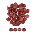 50-Pack Plastic Hole Plugs – Furniture Screw Cap Covers