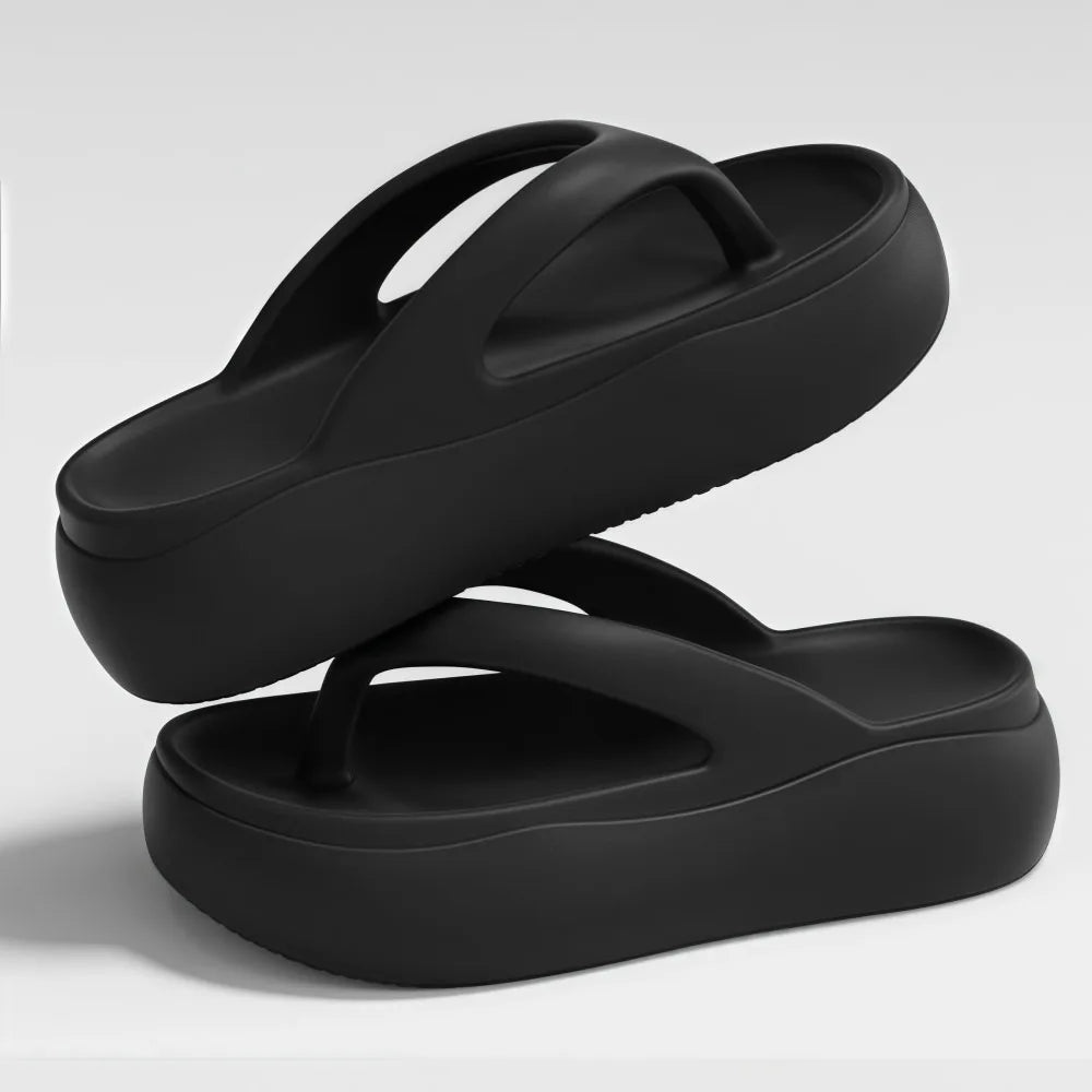 Women's 5CM Platform Flip Flops – Lightweight EVA Slippers