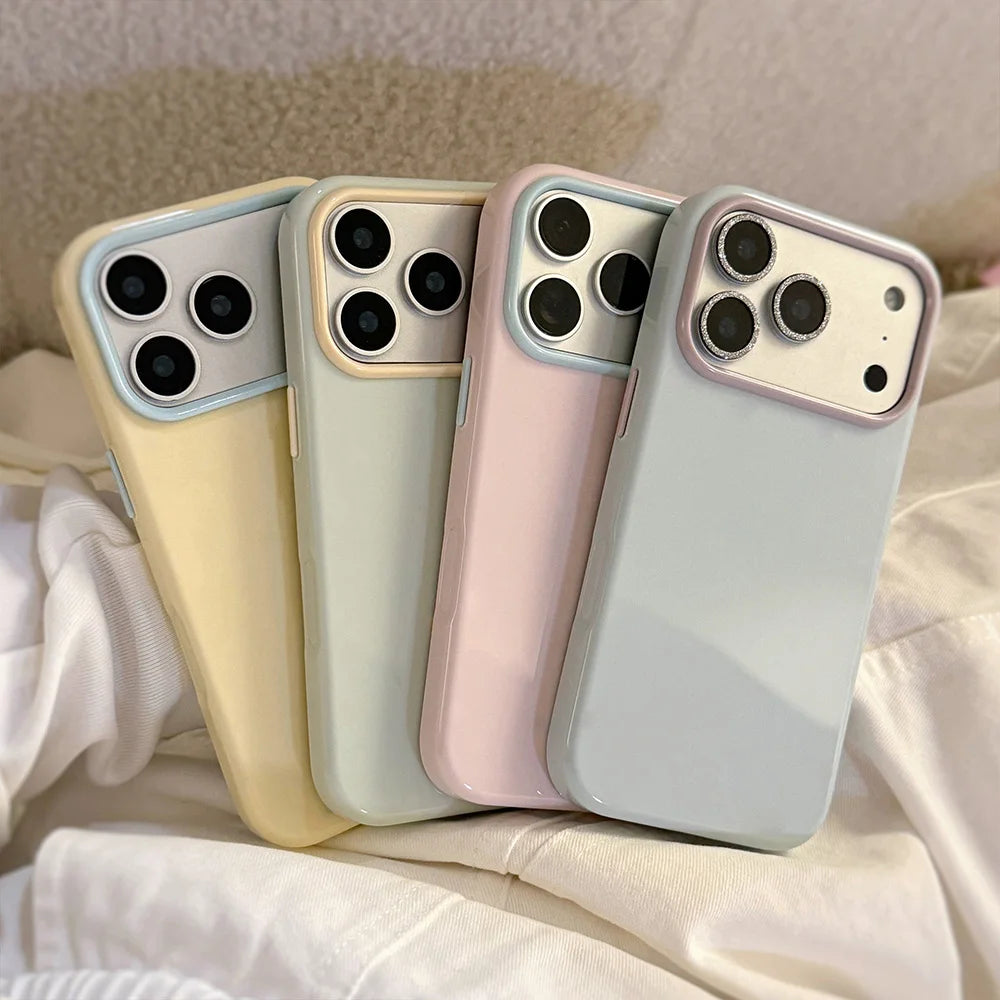 Candy Color Liquid Silicone iPhone Case – 12 to 17 Pro Max