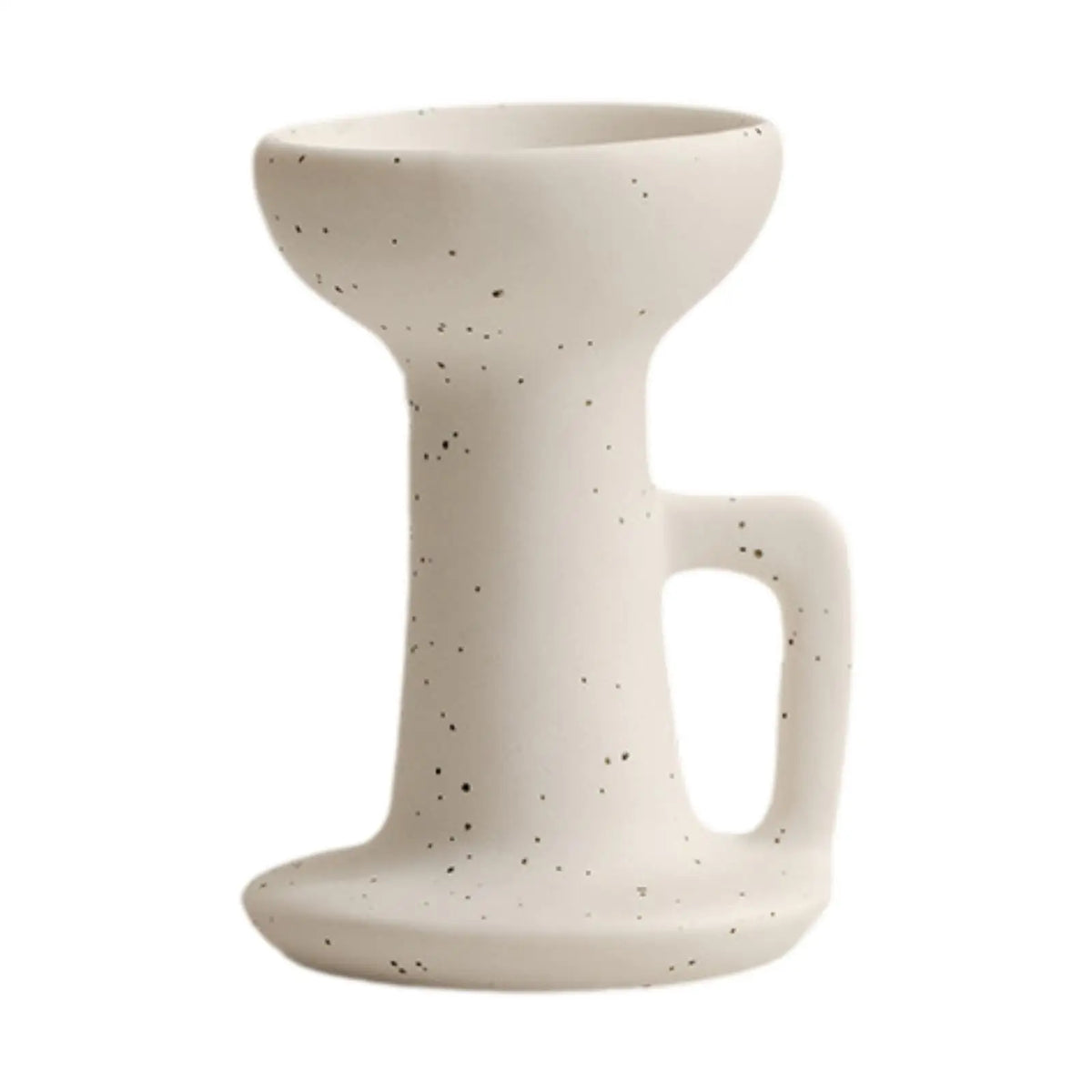 Minimalist Ceramic Candle Holder – Boho Table Decor Ornament