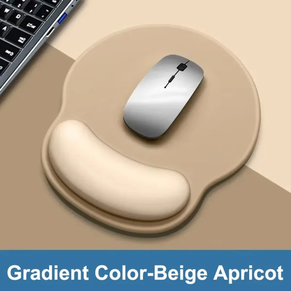 Gradient Mouse Pad with Wrist Rest & Non-Slip Rubber Base