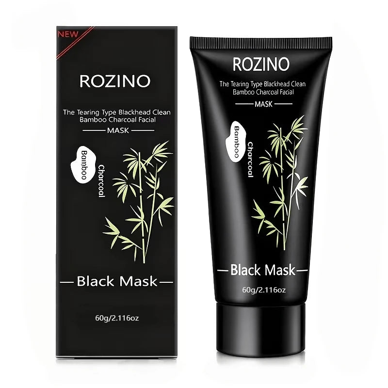 ROZINO Bamboo Charcoal Peel-Off Mask 60g – Deep Pore Cleanser