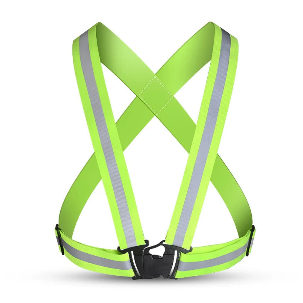 High Visibility Reflective Safety Vest Straps – Multicolor