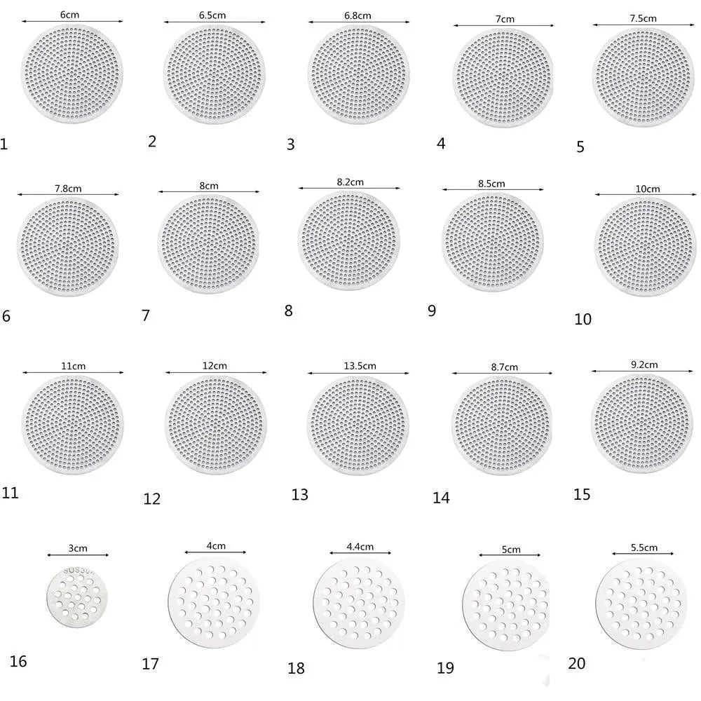 Stainless Steel Shower Drain Cover & Hair Strainer – 3 Inch
