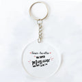 Best Godmother Acrylic Keychain – Circle Monogram Gift