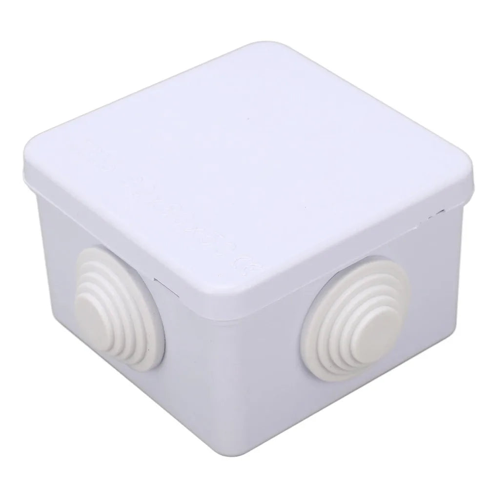 5-Pack IP55 Waterproof Junction Box – ABS Cable Wire Enclosure