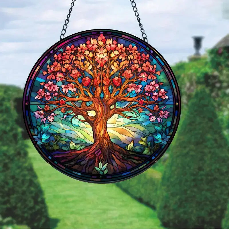 Colorful Acrylic Sun Catcher Hanging Pendant – Garden & Patio