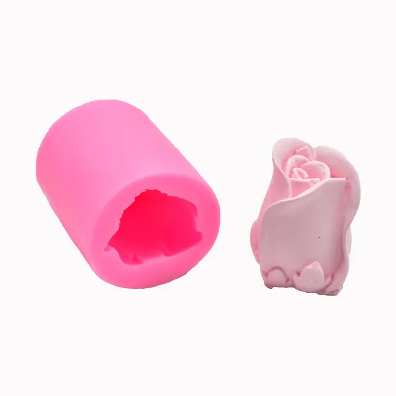 3D Tulip Rose Silicone Mold – DIY Candle Soap Resin Crafts
