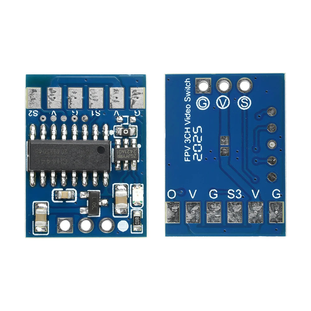 DC 5–12V 2/3-Channel PWM Video Switcher Module for FPV Drones