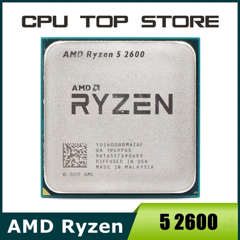 AMD Ryzen 5 2600 6-Core 12-Thread 3.4GHz AM4 Desktop CPU