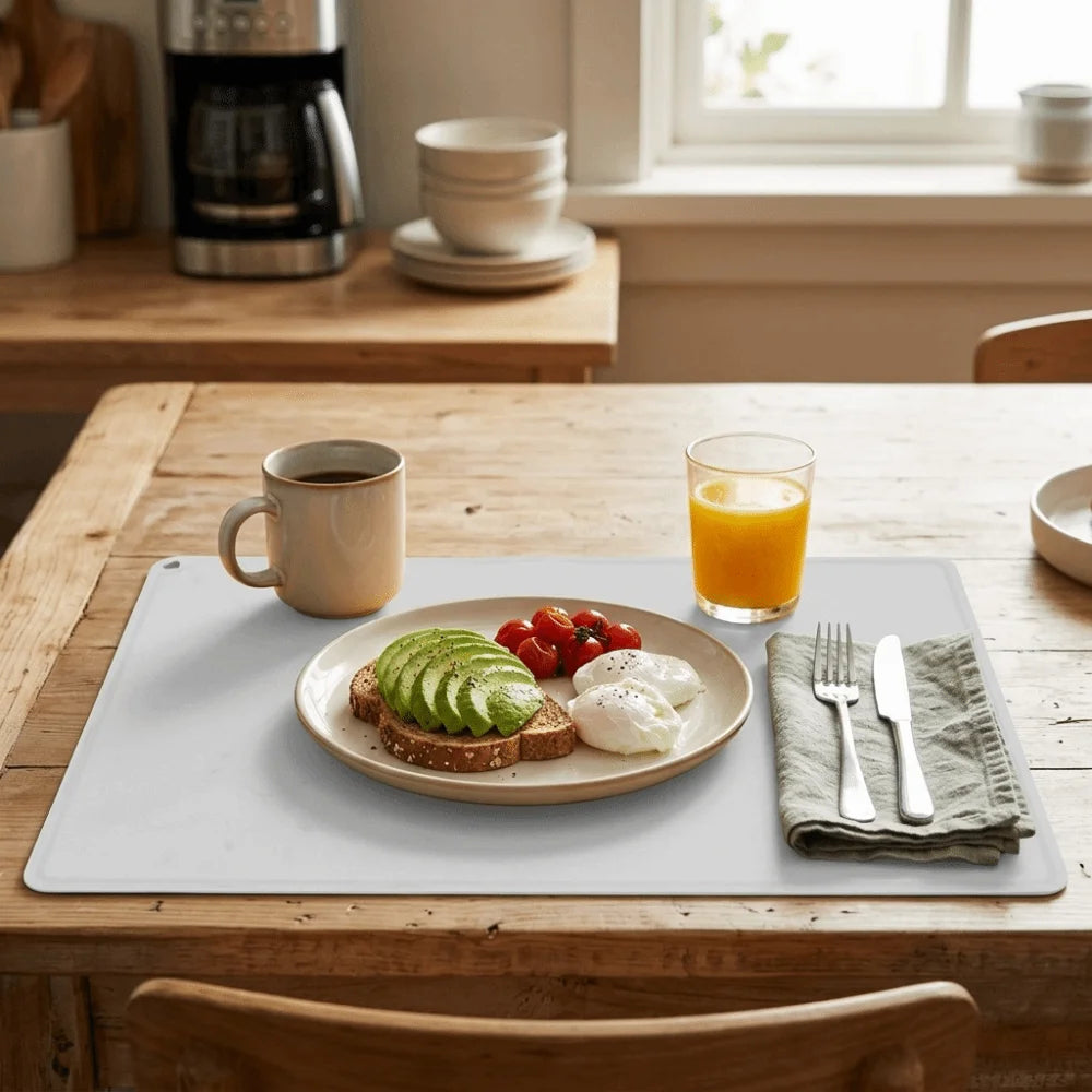 Silicone Placemat Non-Slip Heat-Resistant Flexible Mat | NIFTY