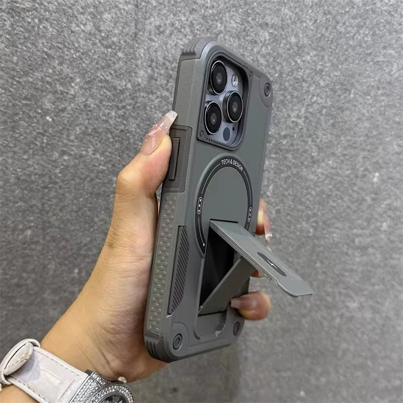 Armor Magnetic Kickstand Case for Samsung – MagSafe Ready