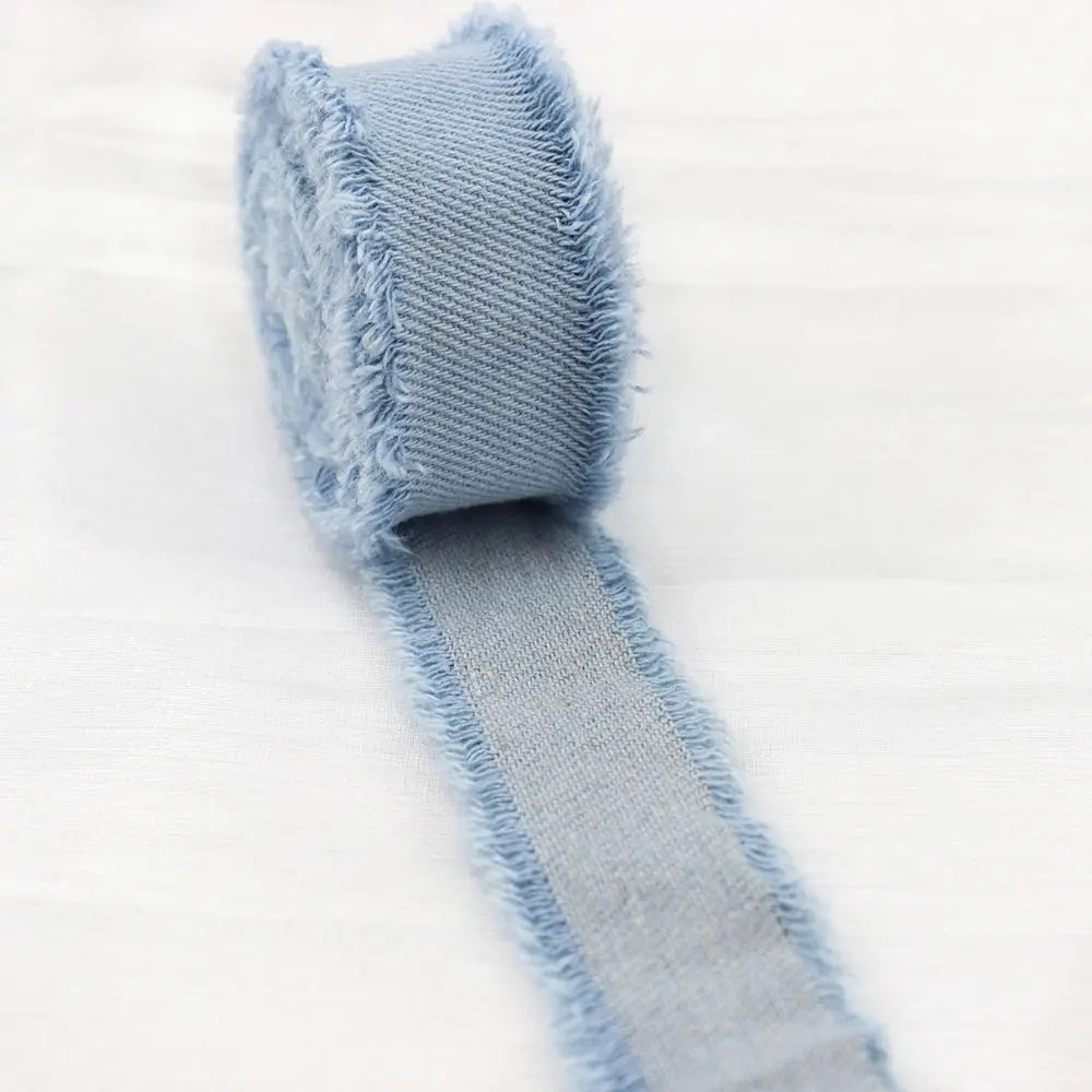 1.5 Yards Blue Denim Ribbon – DIY Hair Bows & Bridal Crafts