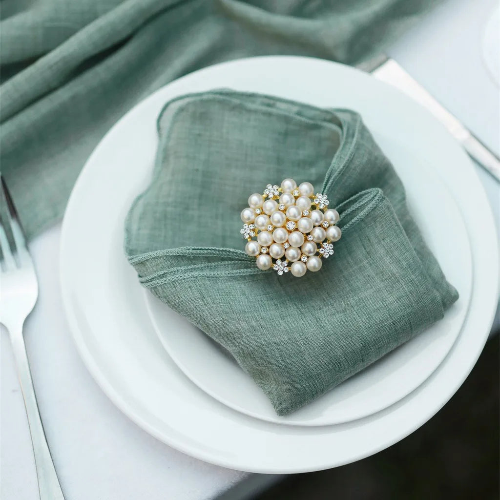 Square Cotton Polyester Dining Napkins – Wedding & Home Décor