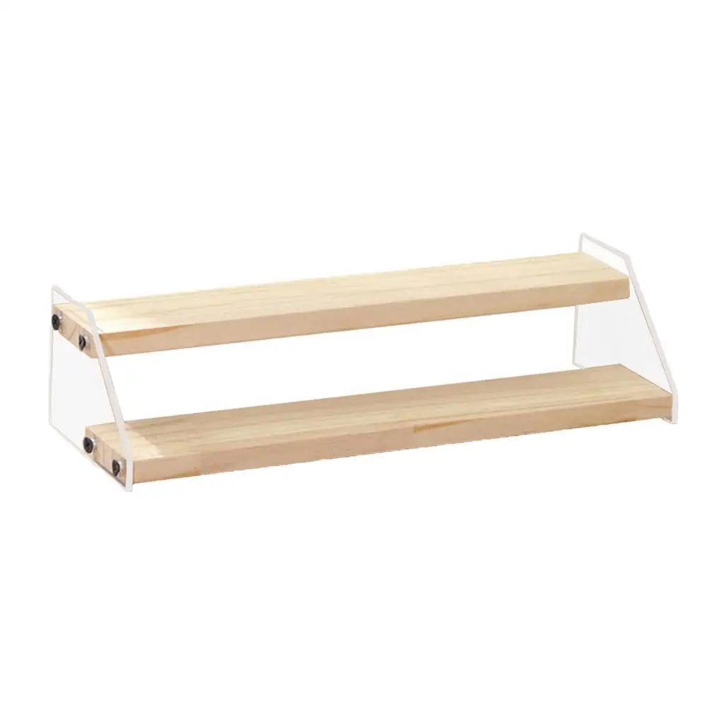 Wooden Acrylic Tiered Display Riser Stand – Up to 7 Layers