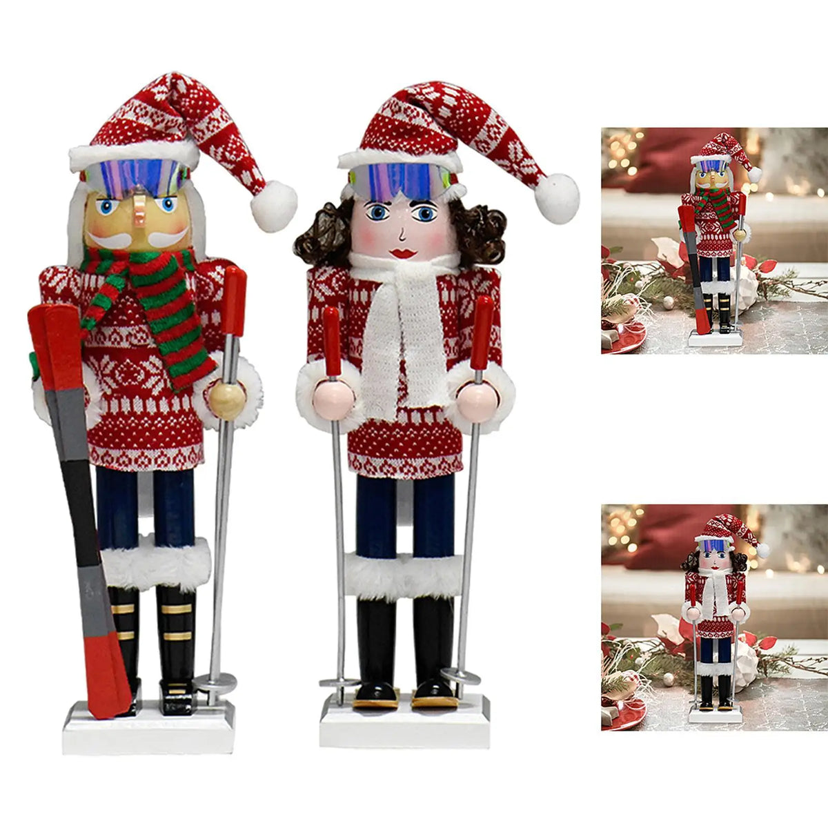 Wooden Christmas Nutcracker Figurine | Festive Home Décor
