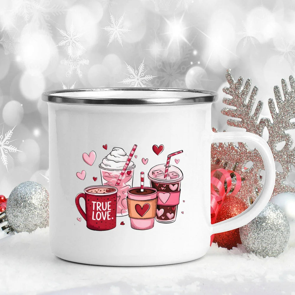 "You Make Me Melt" Enamel Mug – Valentine's Day Gift