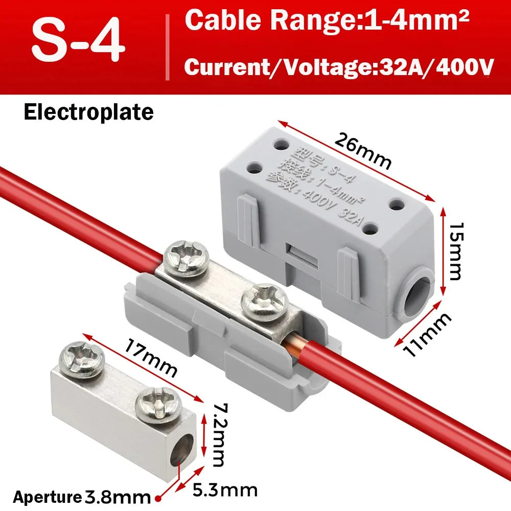Brass Quick Wire Connector – High Power Splitter Terminal Block