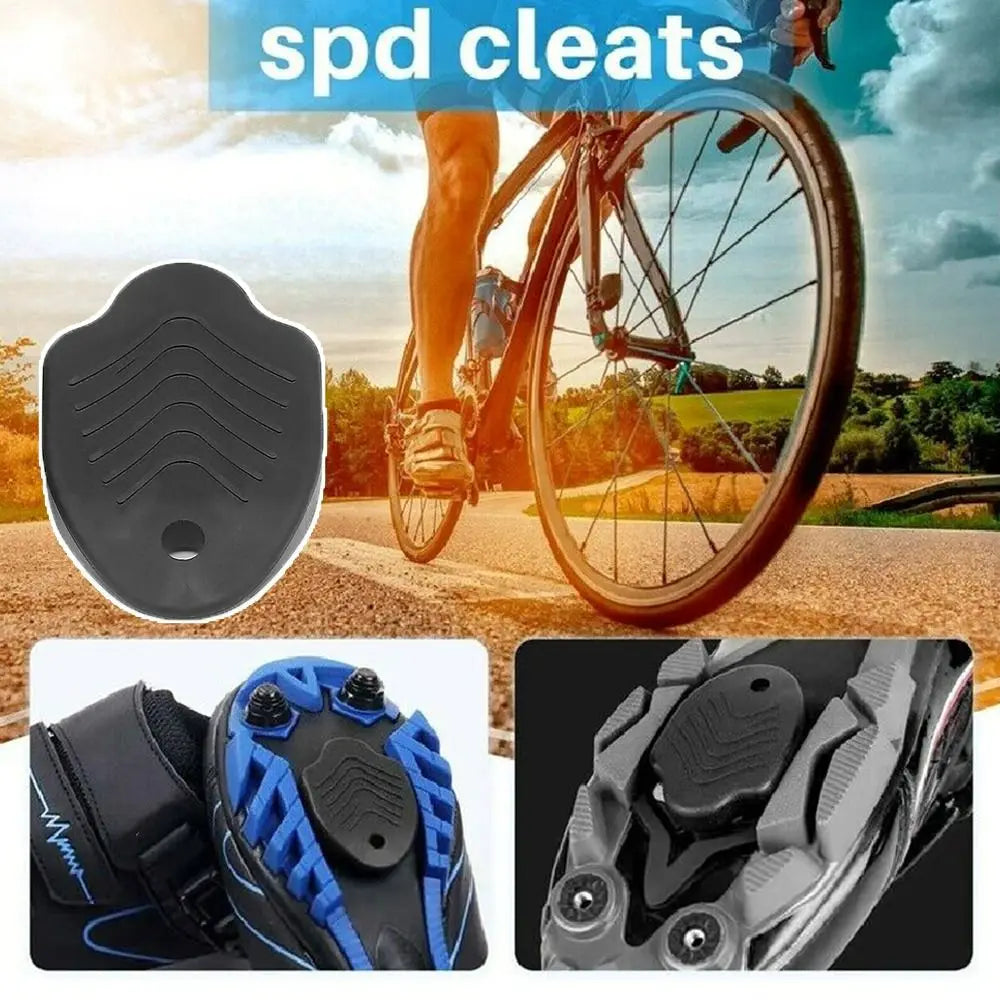 SPD Bike Cleat Covers 2-Pack | Anti-Slip Protective Sleeves