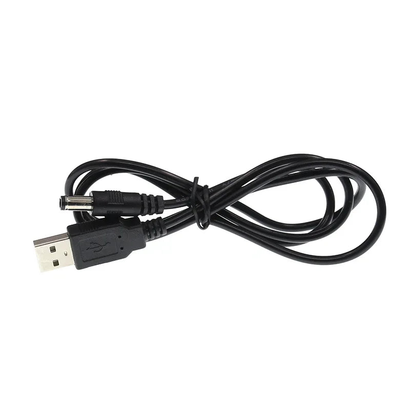 USB to DC 5.5x2.1mm Cable 1M – 5V Power Supply Charging Cord