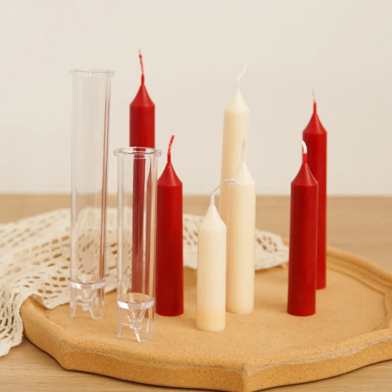 Peaked Cylindrical Candle Mold | Acrylic DIY Candle Making Kit