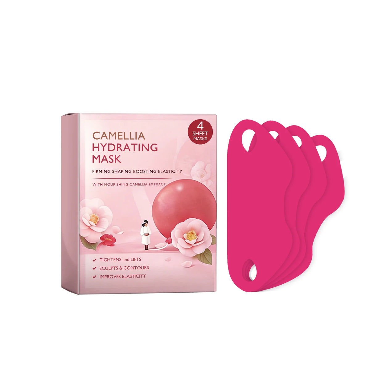 Camellia Hydrating Jawline Firming Mask | V-Shape Face Lift