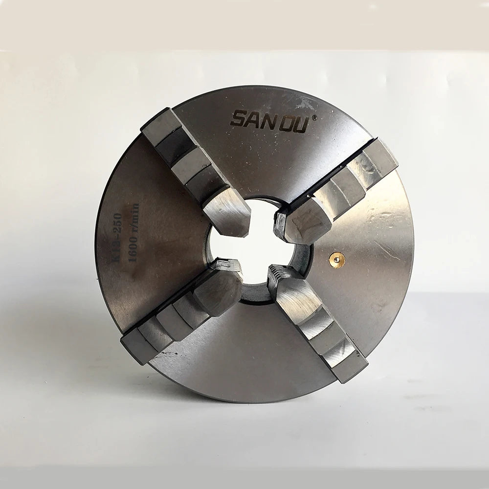 JINSLU K12-250 4-Jaw Self-Centering Lathe Chuck 250mm 10"