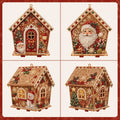 3D Wooden House DIY Pearl Bead Art Kit – Holiday Home Decor