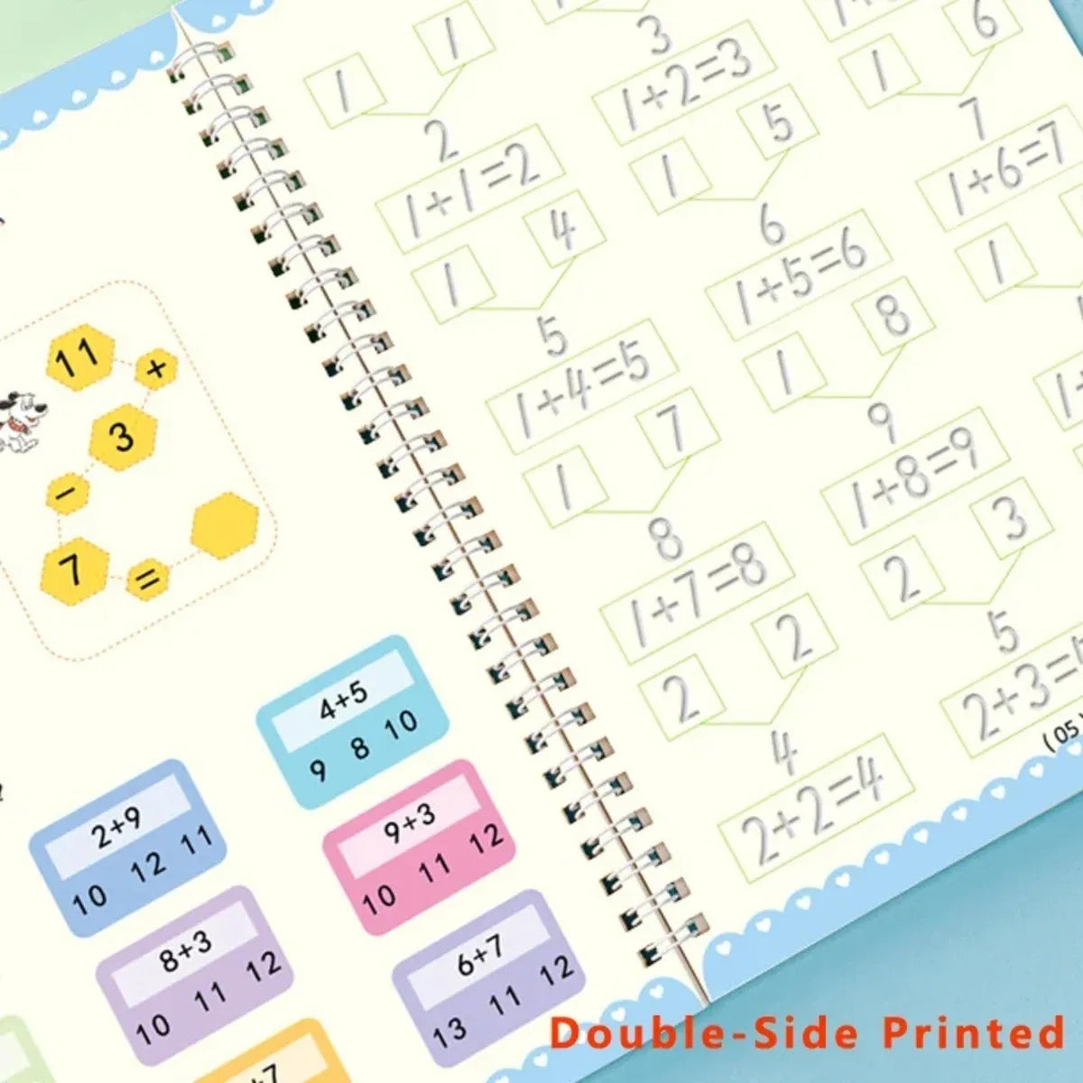 4-Pack Reusable Magic Groove Copybook – Kids Handwriting Set