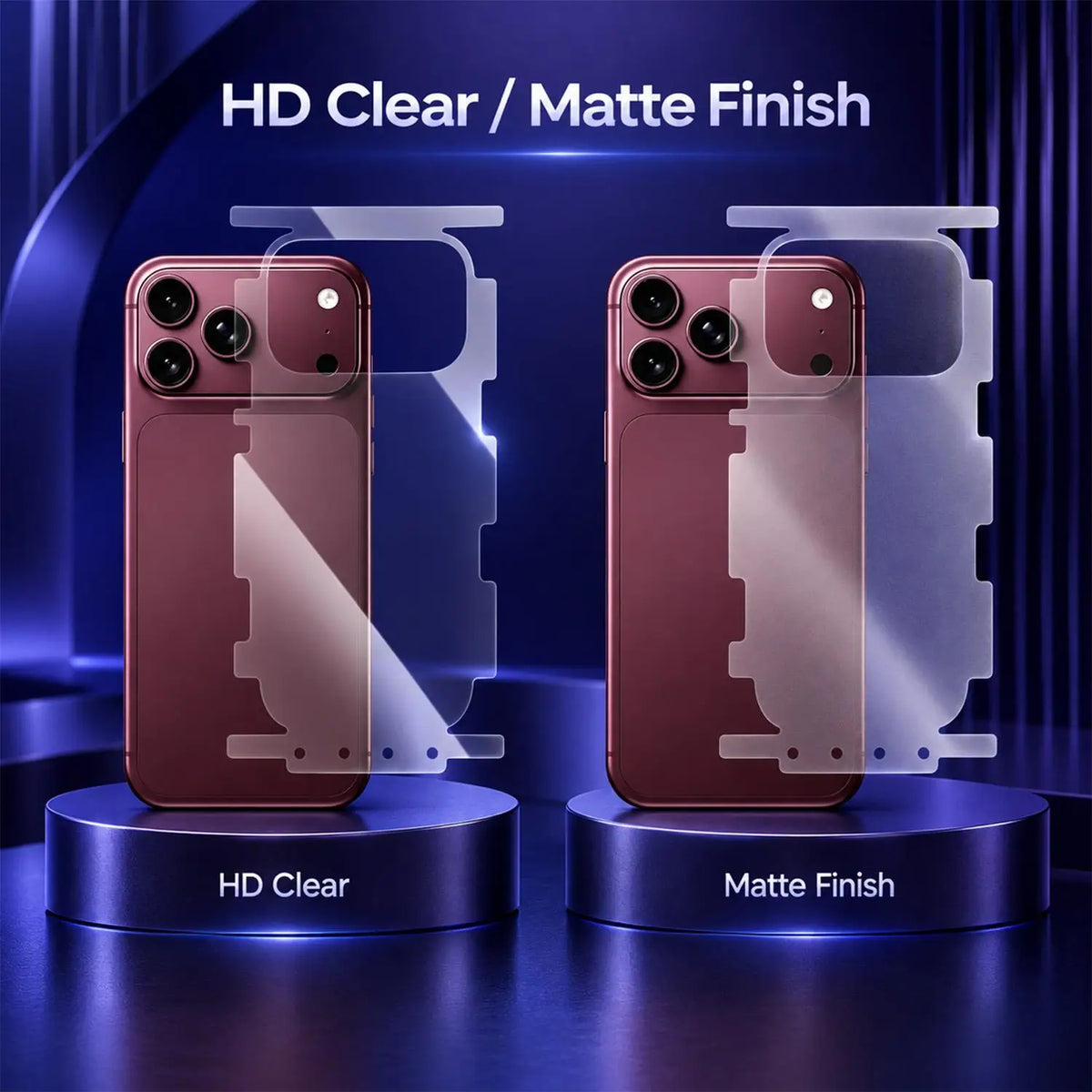 TPU Hydrogel Back Film for iPhone 18 Pro & 18 Pro Max – 2-in-1