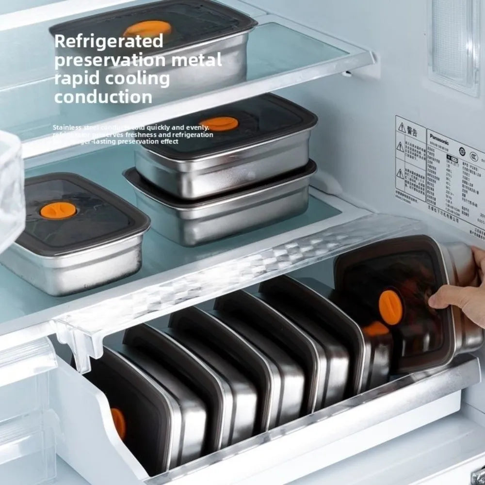 Stainless Steel Leak-Proof Bento Lunch Box – 3 Sizes