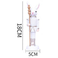 Resin Easter Bunny Statue with Scepter | Spring Tabletop Decor