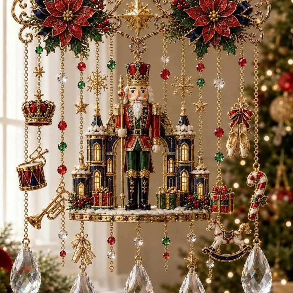 Crystal Pendant Wind Chime – Christmas Hanging Ornament
