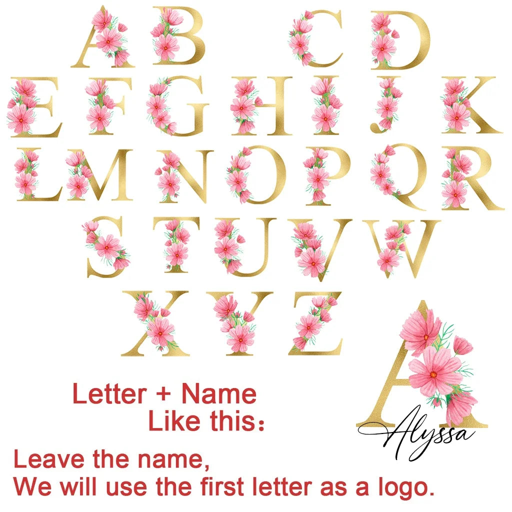 Personalised Initial Name Cushion Cover | Custom Pillowcase Gift