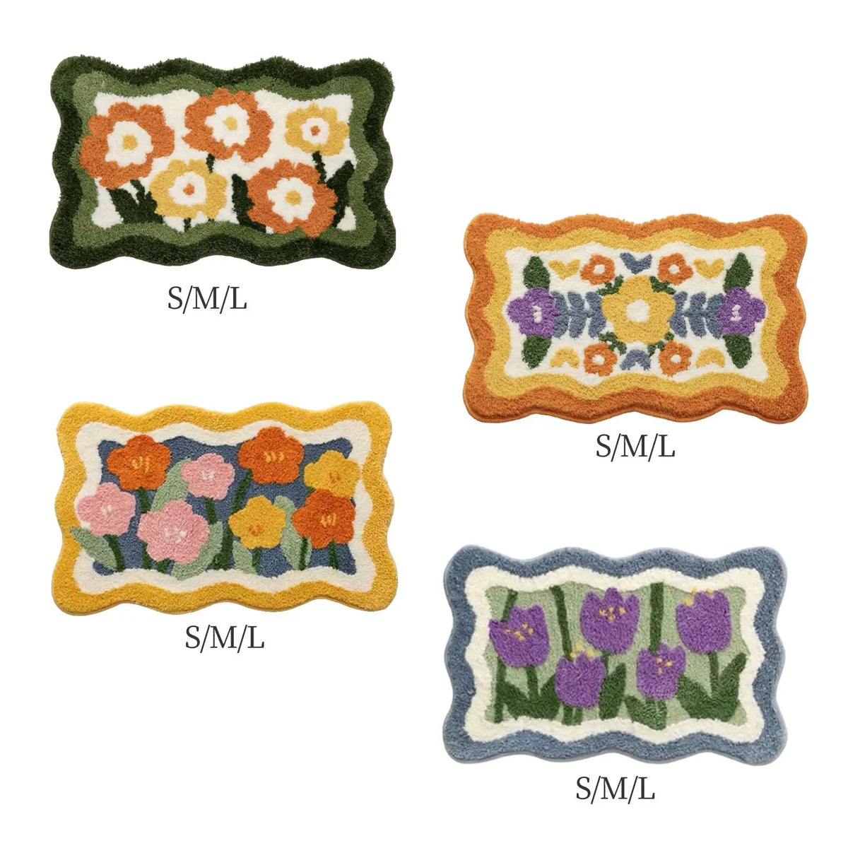 Soft Non-Slip Bathroom Rug Mat | Water-Absorbent Bath Carpet