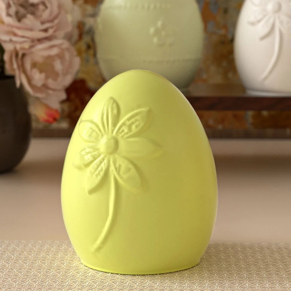 Flower Relief Easter Egg Silicone Mold – Resin, Candle & DIY