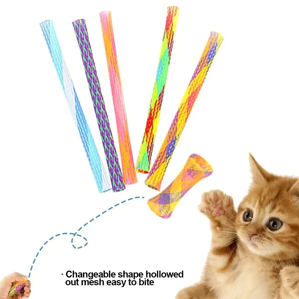 Colorful Cat Spring Toys – Interactive Indoor Cat Play Toy
