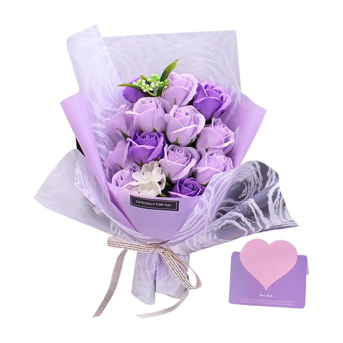 Rose Soap Flower Bouquet – Artificial Gift for Home & Party