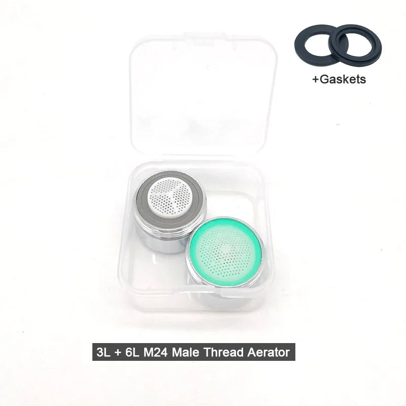 Wasourlf M24 Male Thread Water Saving Faucet Aerator 4L 6L
