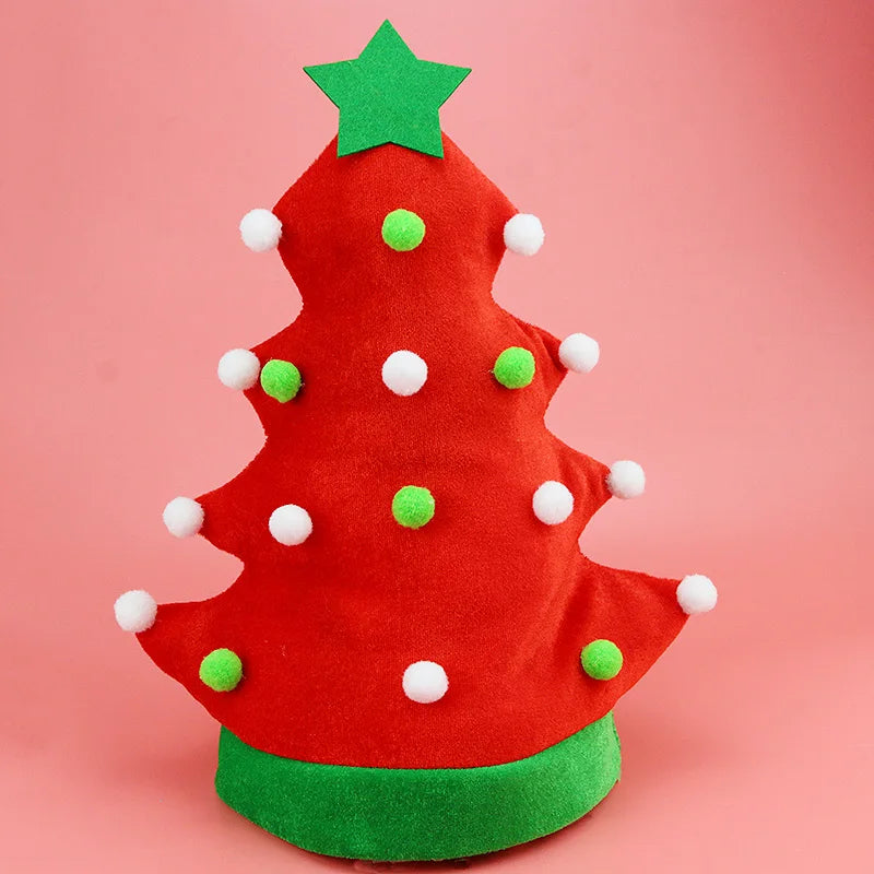 Christmas Tree Party Hat for Kids & Adults | Festive Holiday Hat