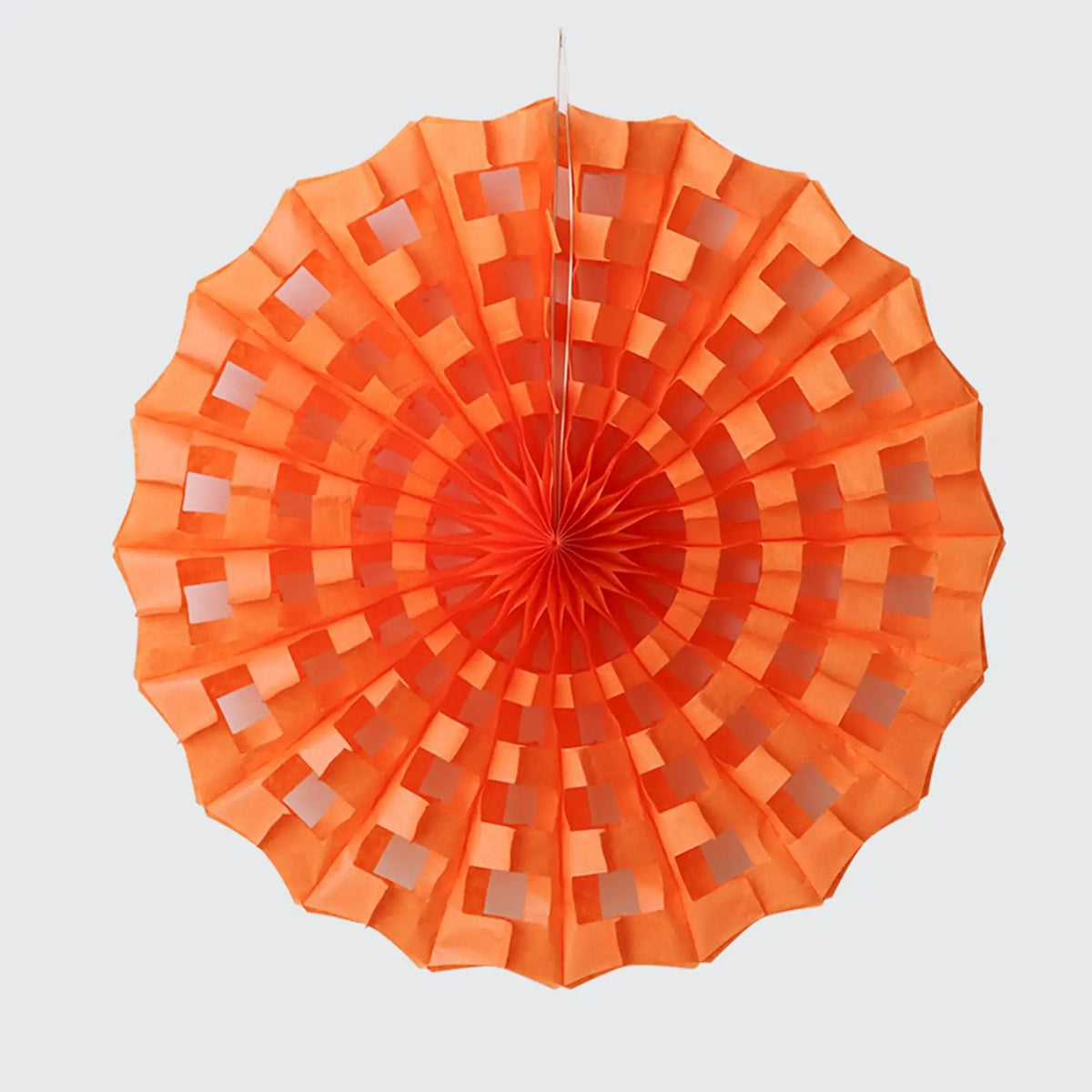 Halloween Skull Hanging Paper Fan Decorations – 4-Piece Set
